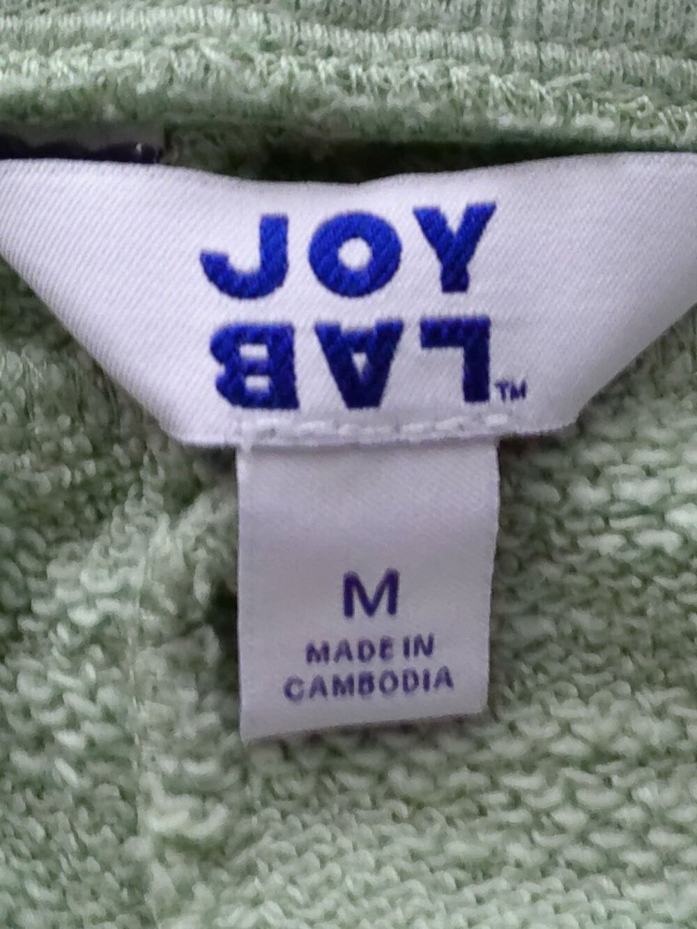JOYLAB NWOT Shorts w/Pockets Pull-On w/Drawstring Light Green NWOT M - Picture 4 of 9